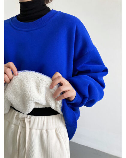 Thick Fleece Lined Sweatshirt