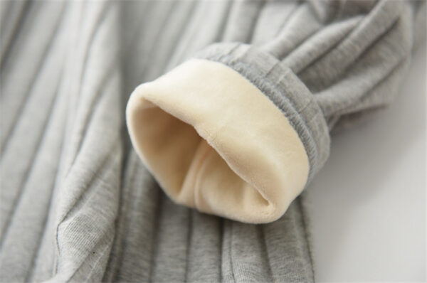 Long Sleeve Thermal Fleece Lined Ribbed top - Image 6