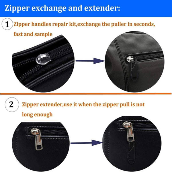 Trendy Universal Removable Metal Alloy Zipper Pull - Image 5