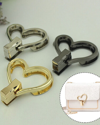 Heart Shape Metal Bag Lock