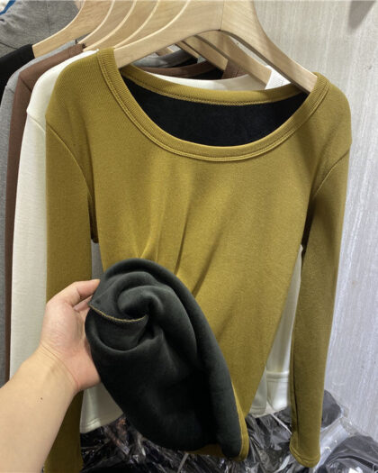 Round neck Long Sleeve Thermal shirt