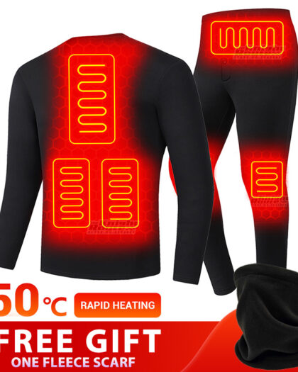 Electric Heated Underwear Set