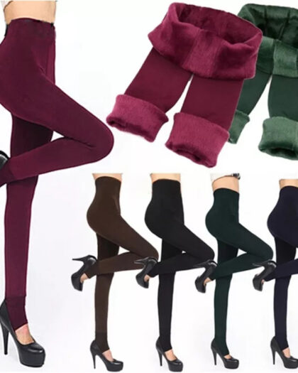 High Waist Thermal Stockings