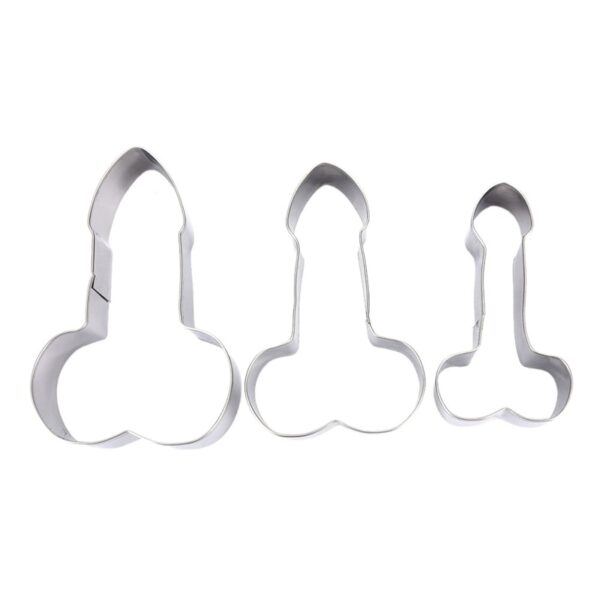 3Pcs/Set Penis Cookie Cutter Set - Image 3