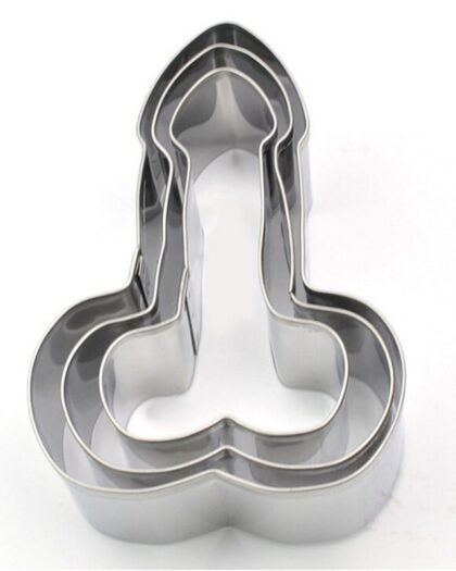 3Pcs/Set Penis Cookie Cutter Set