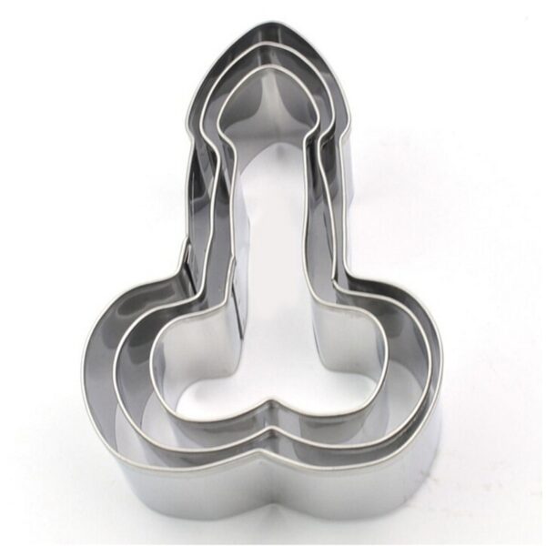 3Pcs/Set Penis Cookie Cutter Set