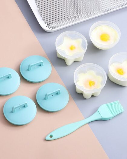 Plastic Egg Molds-4 Pcs 4 shapes