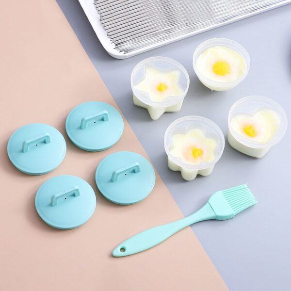 Plastic Egg Molds-4 Pcs 4 shapes