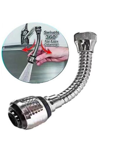 360deg shower head extension for your kitchen tap