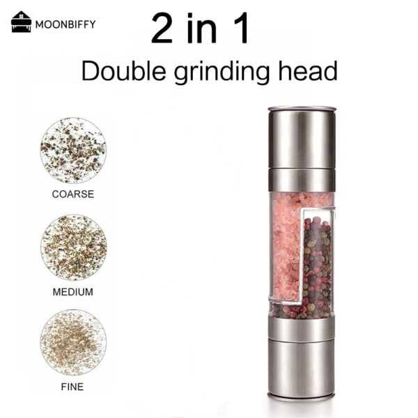 2 in 1 Salt and Pepper Grinder