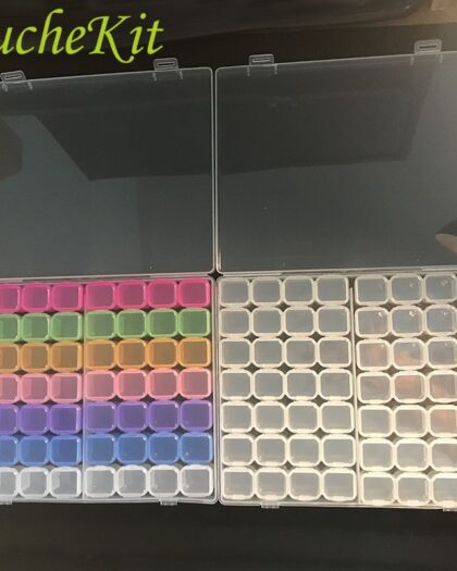 28/56/112/168/224 Separate Grids Slots Plastic Storage Box