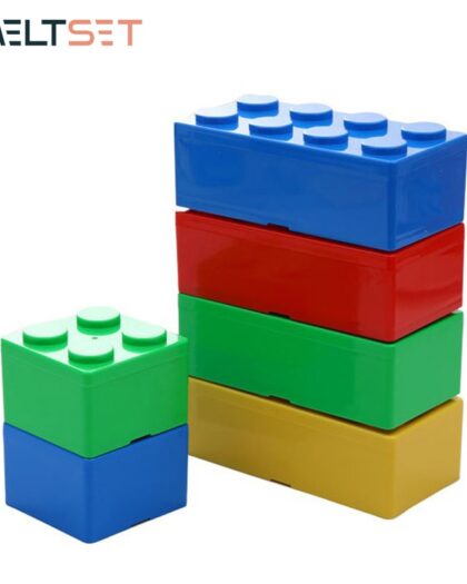 Building Blocks Desktop Storage Box Organizer
