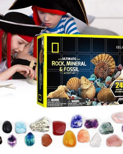 Christmas Advent Calendar Set Rocks Minerals