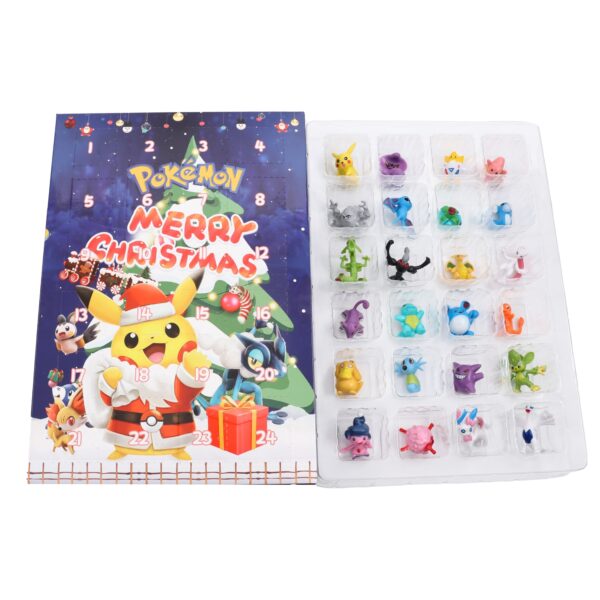 2022 24 Pcs Set Pokemon Figure Christmas Advent Calendar - Image 5