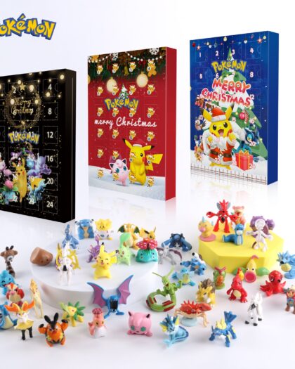 2022 24 Pcs Set Pokemon Figure Christmas Advent Calendar