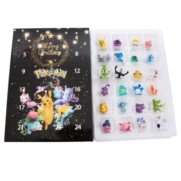 2022 24 Pcs Set Pokemon Figure Christmas Advent Calendar - Image 6