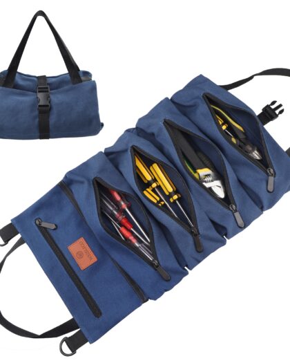 WESSLECO Roll Up Tool Bag Multi-Purpose Tool Pouch