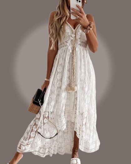 Boho Lace Maxi Dress's