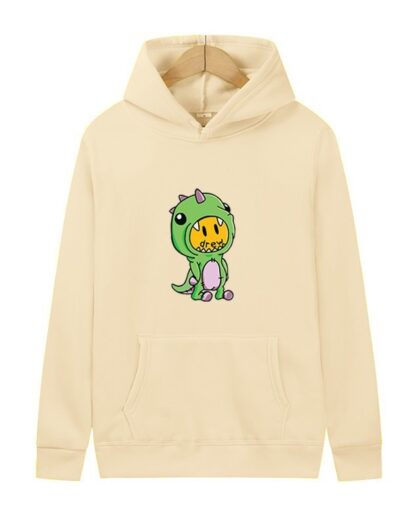Cute Chick in Dino Hoodie
