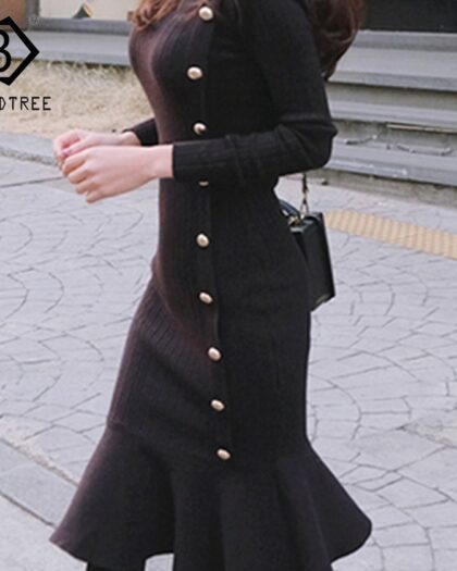 Stylish Knit Dress