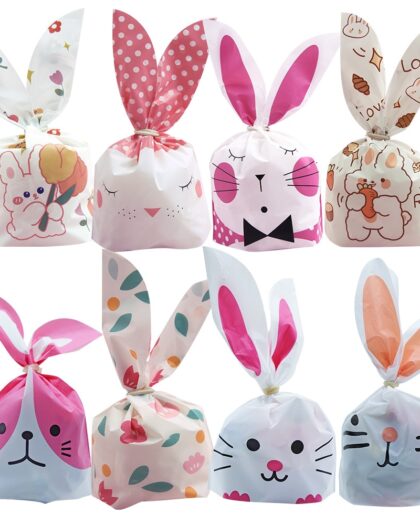 10/20pcs Rabbit Ear Gift Bags