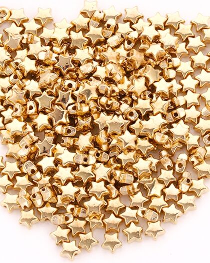 100-200pcs/lot 6/9mm Star Beads