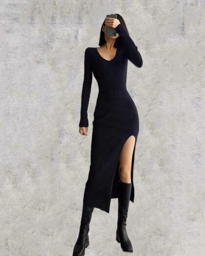 Long Sleeve Maxi Dress