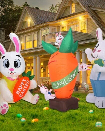 Easter Outdoor Inflatables With Lights