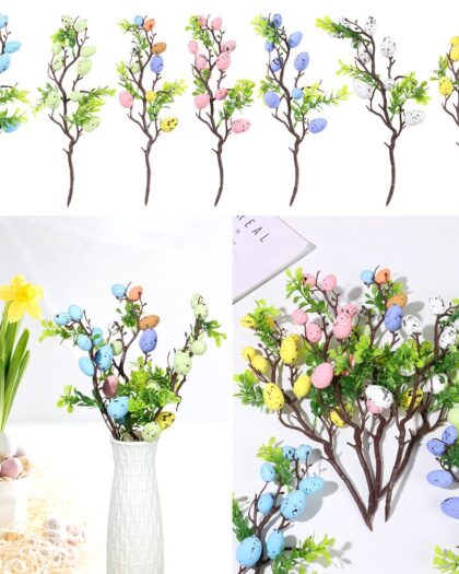 Speckled Easter Egg Tree Branch